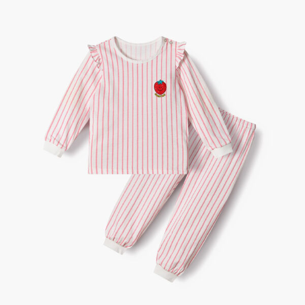 26SS/ชุดนอนเด็กแขนยาวขายาว Strawberry