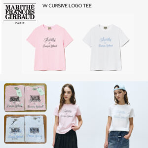 เสื้อยืด Marithé françois girbaud W CURSIVE LOGO TEE