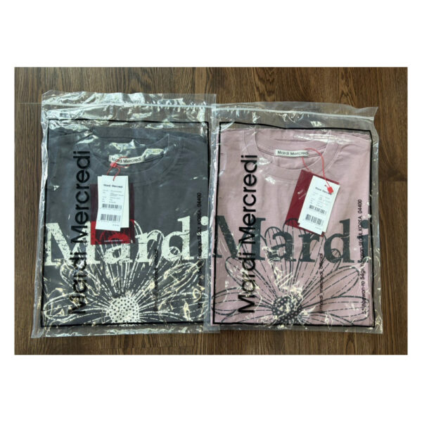 เสื้อยืด Mardi Mercredi TSHIRT FLOWERMARDI CRACKED DESTROYED