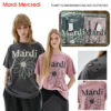 เสื้อยืด Mardi Mercredi TSHIRT FLOWERMARDI CRACKED DESTROYED